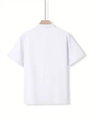 Coolangatta Men's High Collar V-Cut Short Sleeve Shirt, view 10