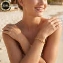 Paperclip Chain Bracelet, 304L Stainless Steel, 18K Gold Plated or Silver