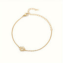 Sun Bracelet, Stainless Steel, 18K Gold Plated or Silver, Unisex