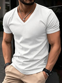 Albany Men's Soft Breathable Short Sleeve T-Shirt, view 8