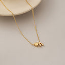 Heart Initial Necklace A to Z, Dainty Gold Letter Necklace for Women