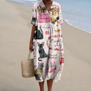 Jessie Animal Print Summer Dress