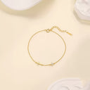 Clover Cross Bracelet, 304 Stainless Steel, Hypoallergenic, Minimalist