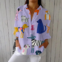 Florence Playful Dogs Blouse