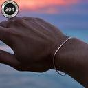 Lionel Men's Thin Snake Chain Bracelet, view 6