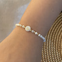 Rina Initial Pearl Bracelet, view 26