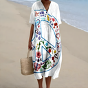 Braelynn Peaceful Art Midi Dress