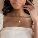 Freshwater Pearl Pendant Necklace for Women, Gold Tone, Elegant Gift