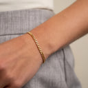 Gold Chain Bracelet or Anklet for Women, Stainless Steel