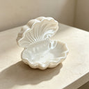 Estelle White Shell Shaped Jewellery Tray, view 5
