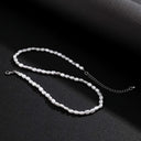 Baroque Pearl Choker Necklace, Faux Pearl Choker for Women