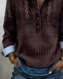 Rowan Half-Button Collared Sweatshirt