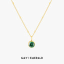 Chiara Birthstone Pendant Necklace, view 49