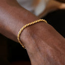 Garrett Twisted Cable Chain Bracelet, view 4