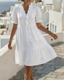Ida Wrap Midi Dress