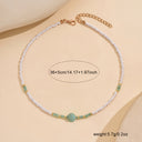 Seed Bead Choker Necklace, Hand Woven Boho Choker, Black, Blue or Green