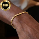 Garrett Twisted Cable Chain Bracelet, view 8