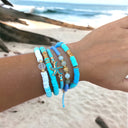 Suzette Coastal Pearl Bracelet Set of 5, view 3