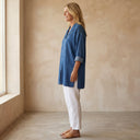 ANADASA RETRO DENIM TOP