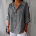 Noora Relaxed Linen Blouse