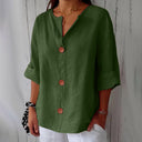 Noora Relaxed Linen Blouse