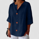 Noora Relaxed Linen Blouse