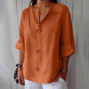 Noora Relaxed Linen Blouse