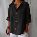 Noora Relaxed Linen Blouse