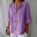 Noora Relaxed Linen Blouse