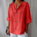 Noora Relaxed Linen Blouse