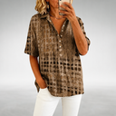 Gemma lightweight relaxed blouse with a soft drape, view 8