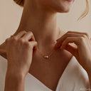 Pearl Pendant Necklace for Women, Dainty Faux Pearl on Gold Chain