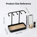Faye Black Jewellery Organiser Tower, view 2