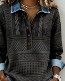 Rowan Half-Button Collared Sweatshirt