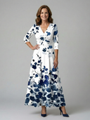 Morwenna Floral Wrap Maxi Dress