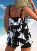 Emilie vibrant floral print tankini set, view 6