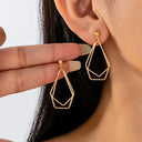 Geometric Earrings for Women, Minimalist Gold Earrings