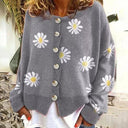 Angel Cute Cardigan With Daisies