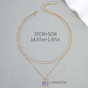 Evil Eye Layered Necklace, Multi Layer Protection Necklace, Gold or Silver