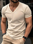 Albany Men's Soft Breathable Short Sleeve T-Shirt, view 5