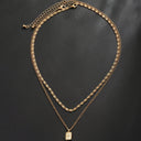 Ronan Men's Layered Pendant Necklace Set, view 4