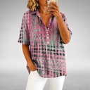Gemma lightweight relaxed blouse with a soft drape, view 5