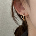 Minimalist Gold Earrings for Women, Dainty Everyday Earrings