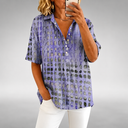 Gemma lightweight relaxed blouse with a soft drape, view 7