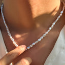 Baroque Pearl Choker Necklace, Faux Pearl Choker for Women