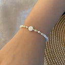 Rina Initial Pearl Bracelet, view 25