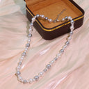 Glass Bead Necklace for Women, Colourful Summer Bead Necklace