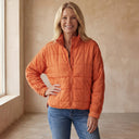 APARILA Lightweight Compact Zip Puffer Jacket