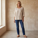 CEMAGI Casual Cotton and Linen T-shirt