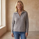 VIOLET CASUAL LONG SLEEVE KNIT SWEATER